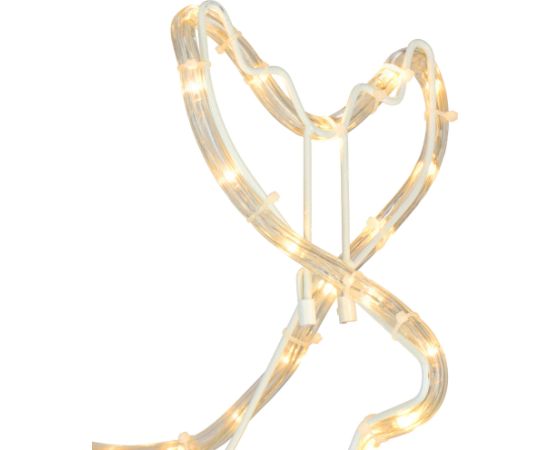 LED Ziemassvētku dekorācija ziemeļbriedis ar ragavām Springos CL4119, 120 cm, silti balta Ziemassvētku lampiņas, LED virtenes