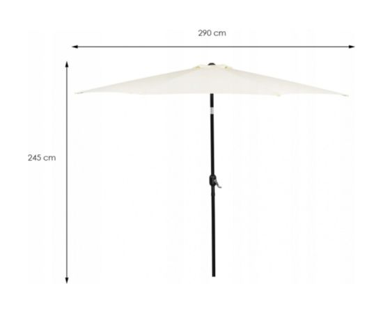 Зонт садовый Springos GU0017 290см Зонты от солнца и аксессуары
