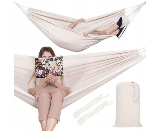 Šūpuļtīkls Springos HM035, balts Šūpuļtīkli