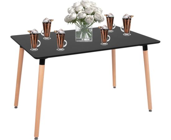 Журнальный столик Springos HF0016 120 x 80 CM черный Журнальные и сервировочные столы