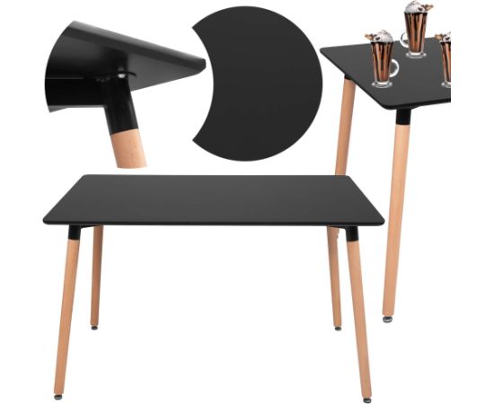 Журнальный столик Springos HF0016 120 x 80 CM черный Журнальные и сервировочные столы