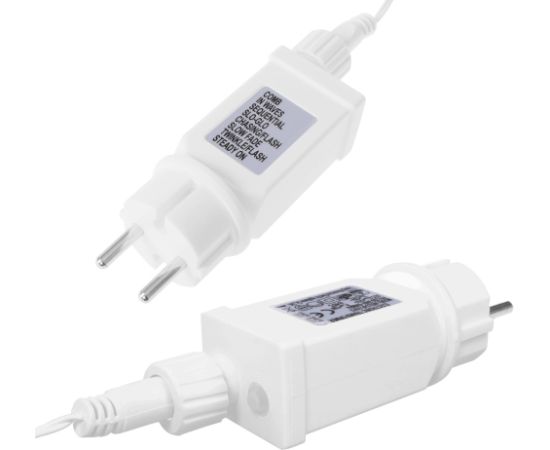 Springos Gaismas aizkars 200 LED virtene, iekštelpu/āra lāsteku gaismiņas silti baltas Ziemassvētku lampiņas, LED virtenes