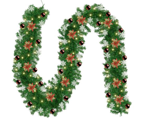 Springos CA0765 РОЖДЕСТВЕНСКАЯ ГИРЛЯНД 300 СМ  Eglīšu rotājumi