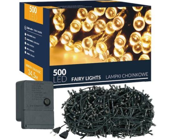 Ziemassvētku lampiņas Springos CL0535 500 Led Ziemassvētku lampiņas, LED virtenes