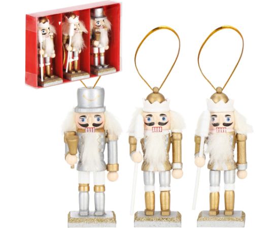 Springos Новогоднее украшение Щелкунчик Весна CA1108 8см 3 шт.  Eglīšu rotājumi