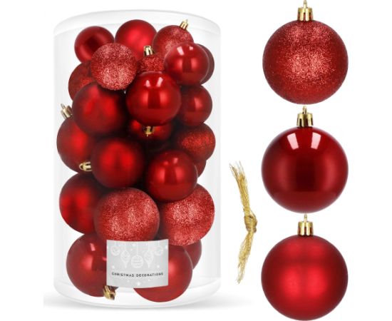 Ziemassvētku bumbiņas Springos CA0179  Eglīšu rotājumi