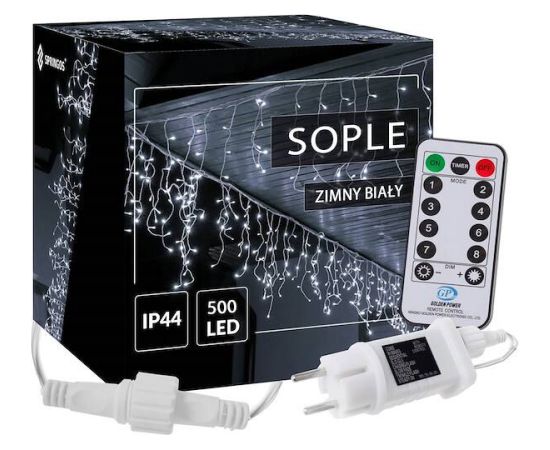 Ziemassvētku lampiņas Springos CL0504 500 Led 20 m Ziemassvētku lampiņas, LED virtenes