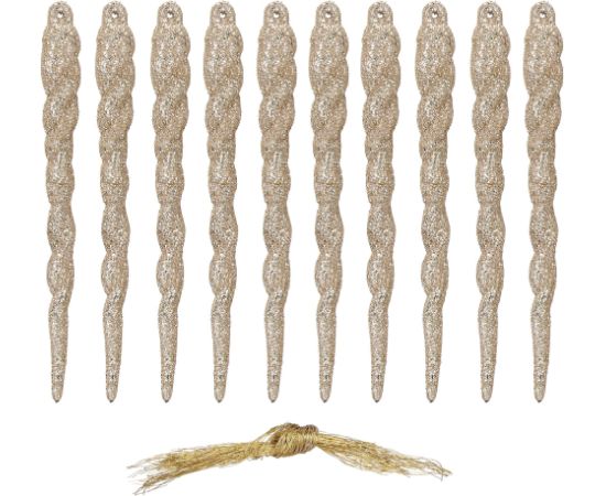 Ziemassvētku eglītes rotājumu komplekts Springos CA0861, 10 gab.  Eglīšu rotājumi