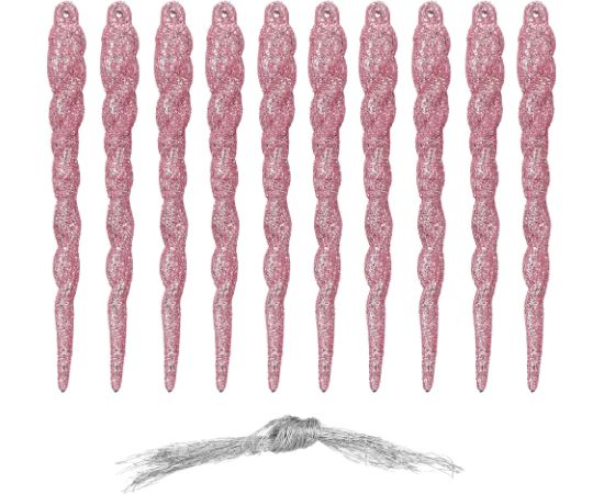 Ziemassvētku eglītes rotājumu komplekts Springos CA0863 12cm 10 gab.  Eglīšu rotājumi