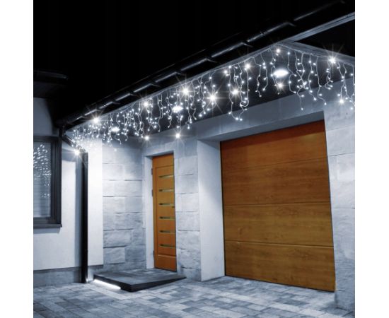 Ziemassvētku LED lampiņu aizkars Springos CL0330 12m Ziemassvētku lampiņas, LED virtenes