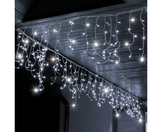 Ziemassvētku LED lampiņu aizkars Springos CL0330 12m Ziemassvētku lampiņas, LED virtenes