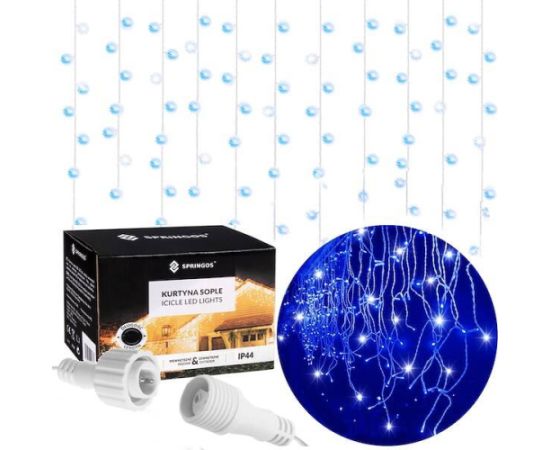 Ziemassvētku LED lampiņu aizkars Springos CL0518 500 Led 20 m Ziemassvētku lampiņas, LED virtenes