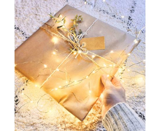 Springos LED lampas ar baterijām, 20  LED CL4099 Ziemassvētku lampiņas, LED virtenes