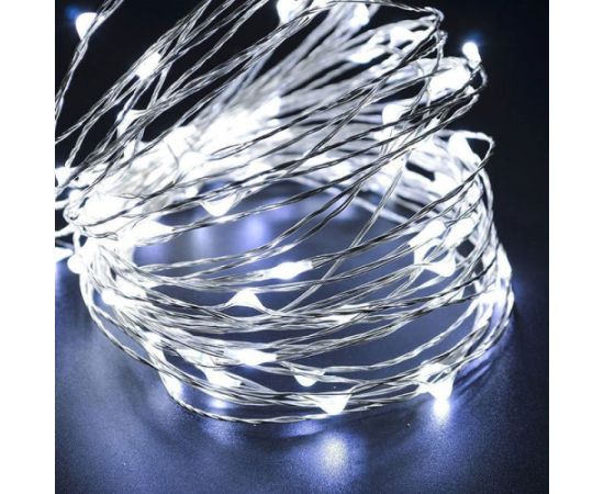 Akumulatoru gaismas Springos CL0015 50 Led Ziemassvētku lampiņas, LED virtenes