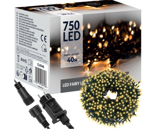 Ziemassvētku lampiņas Springos CL0546, 750 LED Ziemassvētku lampiņas, LED virtenes