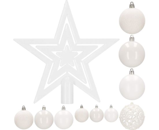 Набор ёлочных украшений Springos CA0839, 6/4/3 см, 101 шт.  Eglīšu rotājumi