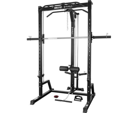 Smita trenažieris SWC3101 SMITH MACHINE WITH PLATE-LOADED CABLE SYSTEM SEMI COMMERCIAL HMS Комплексные тренажеры