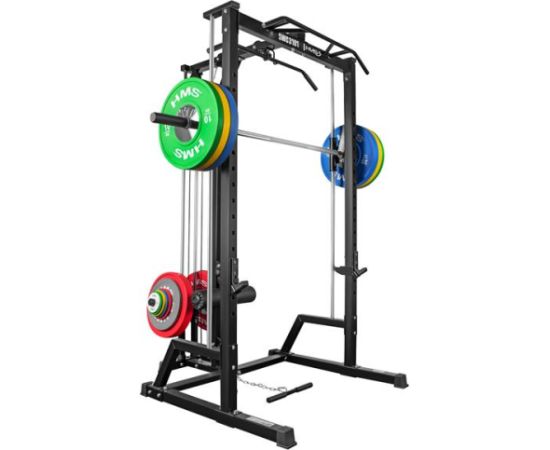 Smita trenažieris SWC3101 SMITH MACHINE WITH PLATE-LOADED CABLE SYSTEM SEMI COMMERCIAL HMS Комплексные тренажеры