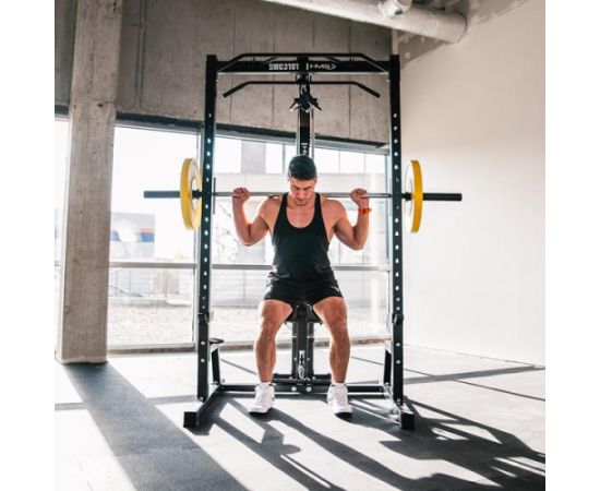 Smita trenažieris SWC3101 SMITH MACHINE WITH PLATE-LOADED CABLE SYSTEM SEMI COMMERCIAL HMS Комплексные тренажеры