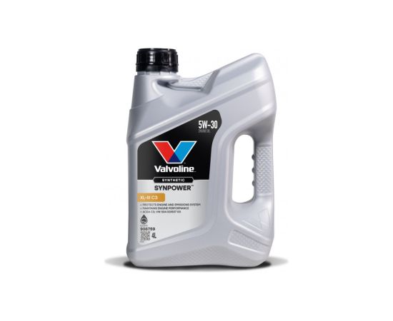 Motoreļļa Synpower Xl-III C3 5W30 4L, Valvoline Motora eļļas