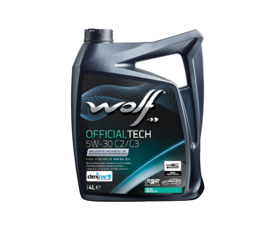 WOLF OFFICIALTECH 5W30C2/C3 4L SN,C2/C3-16 Renault RN17 Motora eļļas