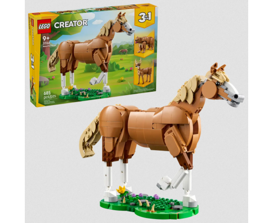 Lego Creator 3-in-1 31166 Skaistais zirgs Lego Creator