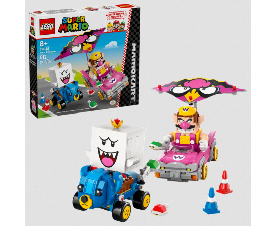 Lego Super Mario™ 72038 Mario Kart™ – Wario un King Boo Lego Super Mario