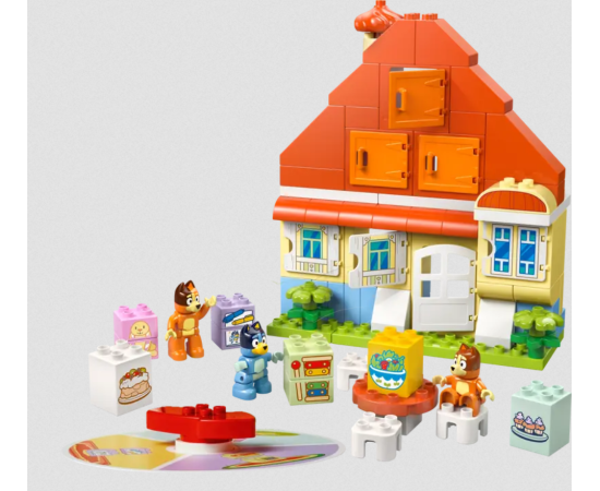 LEGO Duplo Dom rodzinny Blue z grą pamięciową (10459) LEGO DUPLO