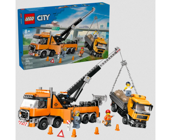 LEGO City 60467 Lieljaudas vilcējauto ar celtni Lego City