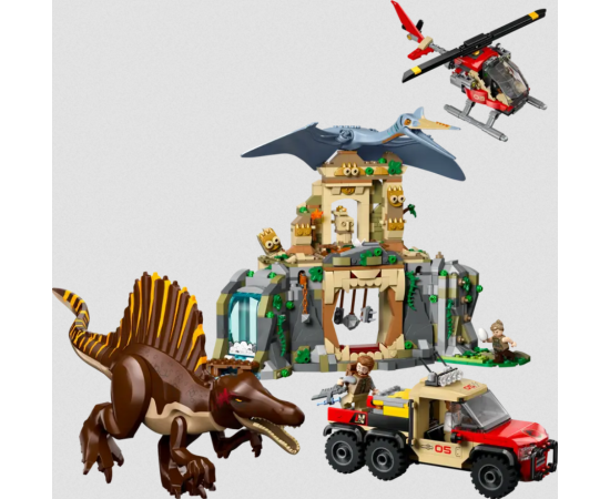 LEGO Jurassic World™ 76976 Spinozaura un Kecalkoatla gaisa misija Lego Jurassic World