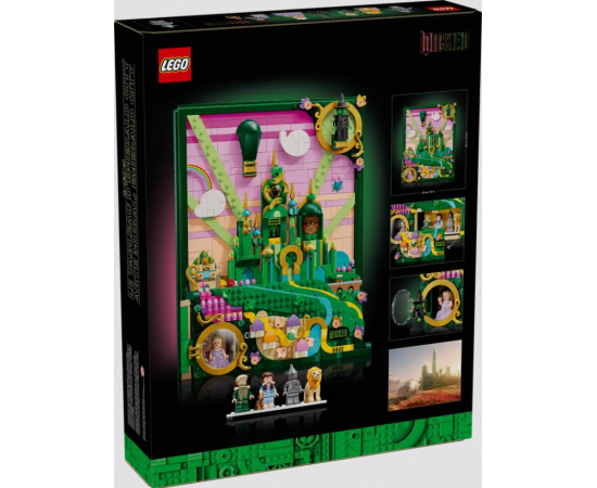 LEGO Wicked 75685 Emerald City: sienas māksla Lego City
