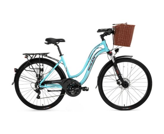 Pilsētas velosipēds Bisan 28 CTX6300 g.zaļš (18) Pilsētas velosipēdi