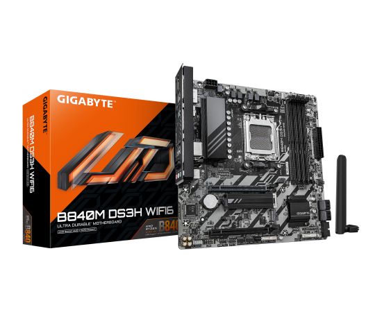 Gigabyte B840M DS3H WIFI6 (rev. 1.1) Mātes plates