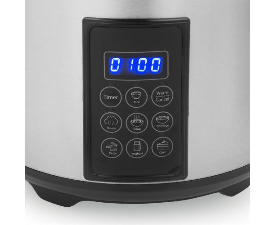 Tristar Digital Rice and Steam Cooker RK-6138 900 W 2.2 L Number of programs 7 Grey Jaunumi Sadz. tehnika