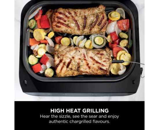 NINJA 6-in-1 MAX Grill and Air Fryer DG551EU 3.8 L Number of programs 6 Silver/Black Jaunumi Sadz. tehnika