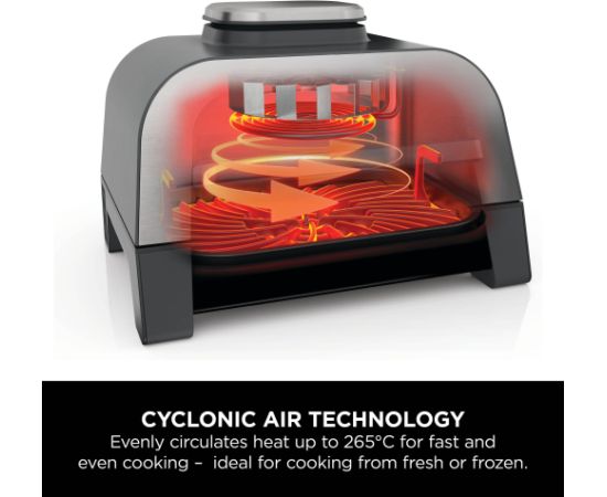 NINJA 6-in-1 MAX Grill and Air Fryer DG551EU 3.8 L Number of programs 6 Silver/Black Jaunumi Sadz. tehnika