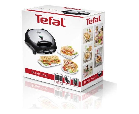 TEFAL Sandwitch Maker SW614831 700 W Number of plates 3 Black/Stainless Steel Тостеры для сэндвичей