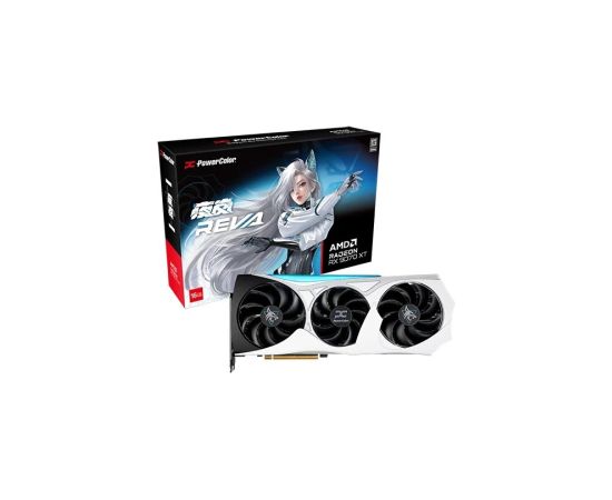 Power Color Karta graf. PowerColor Hell. RX9070XT 16G-L/OC/REVA Grafiskās video kartes