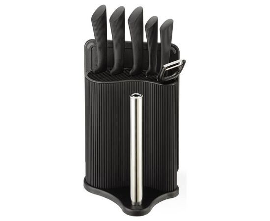 Kitchen cutting set MAESTRO MR-1413 Knife set (MR-1413-BLACK) Black Naži