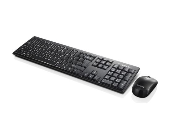 Lenovo GX30L66303 keyboard Mouse included Universal QWERTY US English Black Klaviatūras