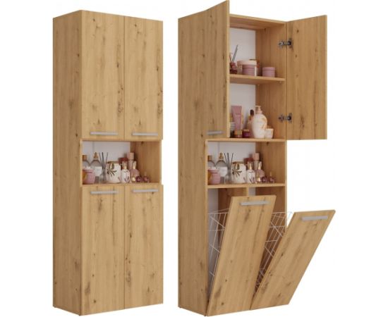 Top E Shop Topeshop NEL 2K DK ART KPL bathroom storage cabinet Oak Jaunumi -Dārzam