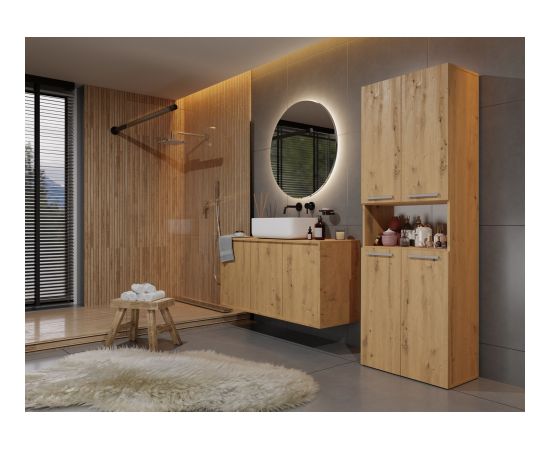 Top E Shop Topeshop NEL 2K DK ART KPL bathroom storage cabinet Oak Jaunumi -Dārzam