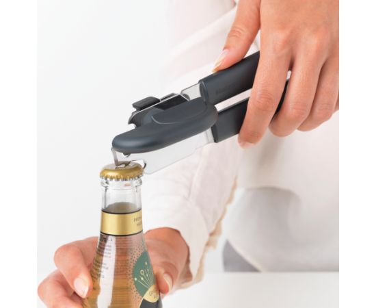 BRABANTIA konservu kārbu atveramais, dark grey - 121869 Citi virtuves piederumi