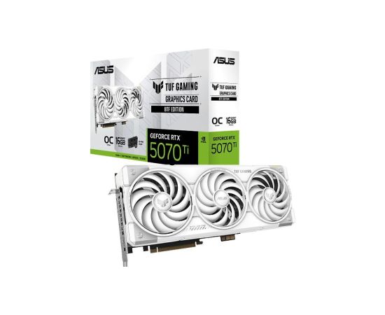 ASUS TUF RTX5070TI-O16G-BTF-WHITE 16 GB GDDR7 Видеокарты