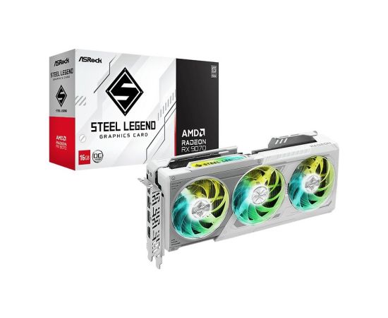 ASRock Steel Legend Radeon RX 9070 OC 16 GB Grafiskās video kartes
