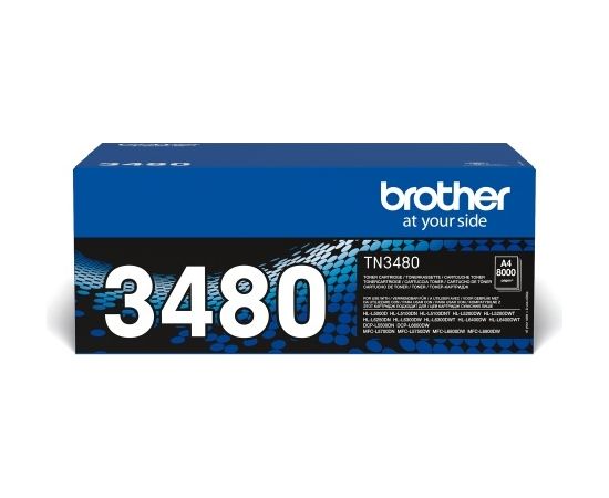 Brother TN-3480 (TN3480) Toner Cartridge, Black (SPEC) Lāzerprinteru izejmateriāli
