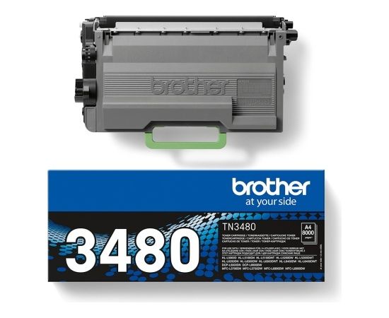 Brother TN-3480 (TN3480) Toner Cartridge, Black (SPEC) Lāzerprinteru izejmateriāli