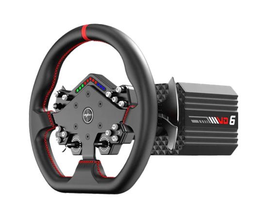 PXN VD6 Bundle DP gaming set - VD6 base + WDS R2 steering wheel + pedals + Z9 clamp Piederumi konsolēm