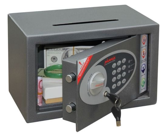 Phoenix Safe Sejf Vela zamek cyfrowy i na klucz (SS0801ED) Jaunumi - Birojam