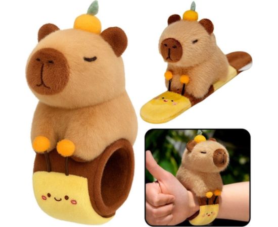 Leantoys Pluszowa Opaska Samozaciskowa Na Rękę Pszczółka z Kapibarą Mīkstās rotaļlietas